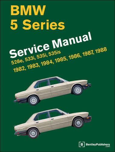 BMW 5-SERIES Service Manual 1982-1988 - Verkstadshandböcker BMW 5-serie